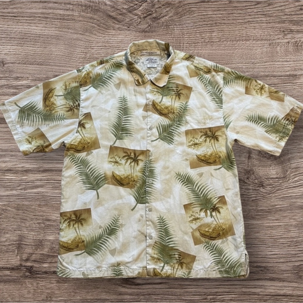 Vintage Y2K Tommy Bahama Silk Button-Down Shirt